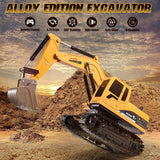 Onadrive Juguete de excavadora de construcción, camión excavador de...