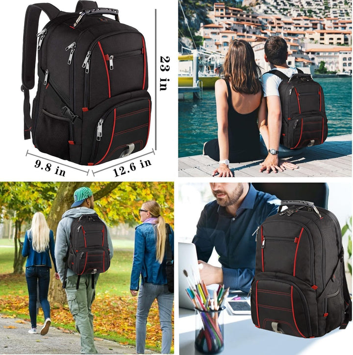 LTINVECK Mochila para portátil de viaje, mochila extra grande para...