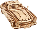UGEARS - Rompecabezas de madera 3D con alas deportivas, kit de coche para