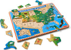 Melissa & Doug – EE. UU. Mapa – Puzzle de rompecabezas de madera de sonido con efectos de sonido (40 Pcs)