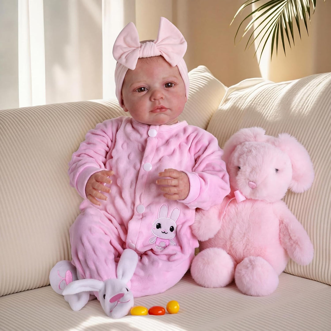 BABESIDE Reborn Baby Dolls - Muñeca realista de vinilo suave de 20...