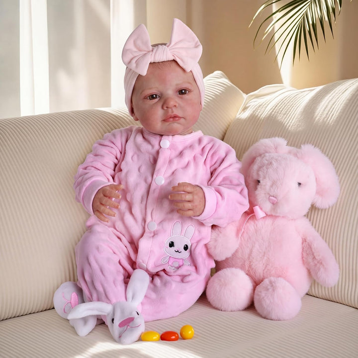 BABESIDE Reborn Baby Dolls - Muñeca realista de vinilo suave de 20...