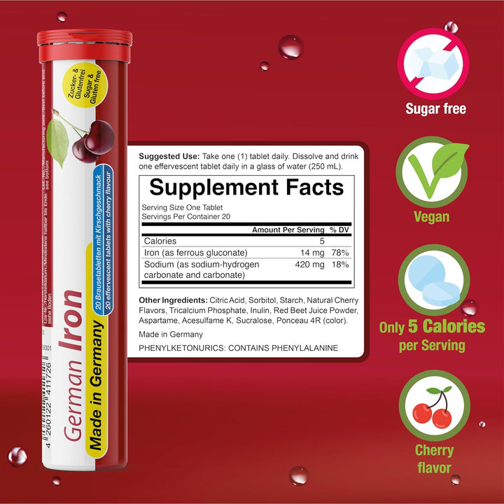 T&D Vitamina alemana, minerales \u2013 240 tabletas efervescentes v...