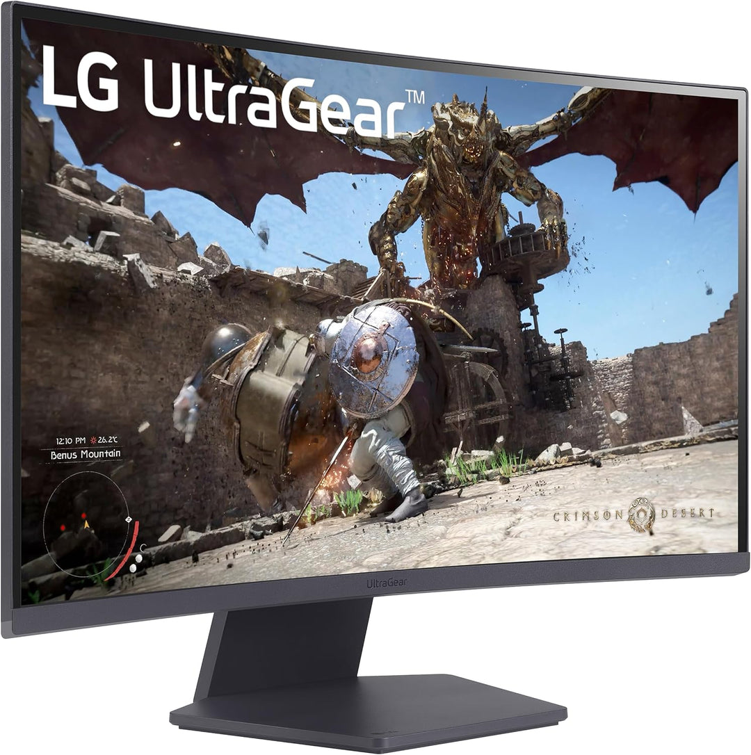 LG 27GS60QC-B Ultragear - Monitor curvo para juegos de 27 pulgadas,...