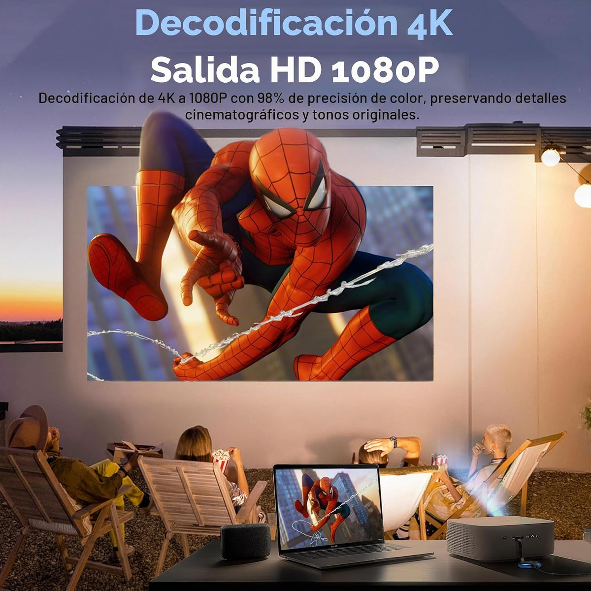 AIMIBO Dongle de pantalla HDMI inalámbrica 4K Plug & Play