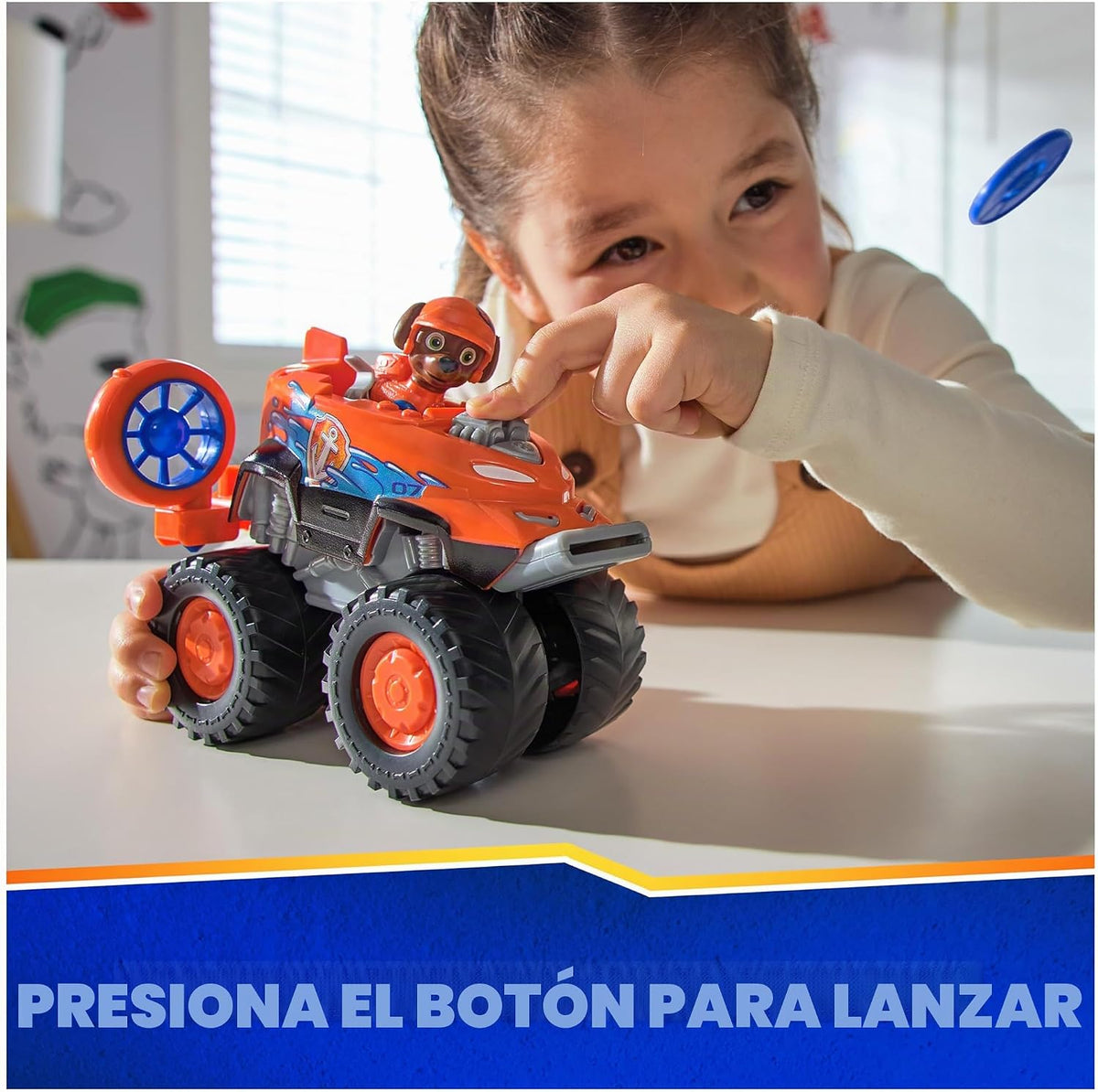 Paw Patrol Rescue Wheels Vehículo de Hovercraft de Zuma con Lanzador de Proyectiles