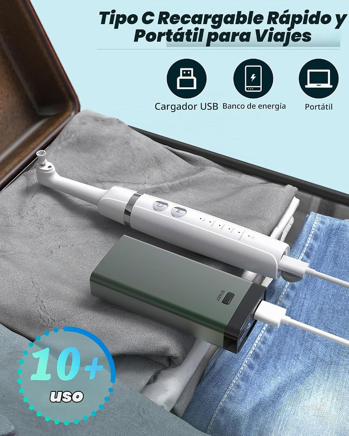 Pulidor de Dientes, Kit Recargable de Blanqueamiento Dental para Li...
