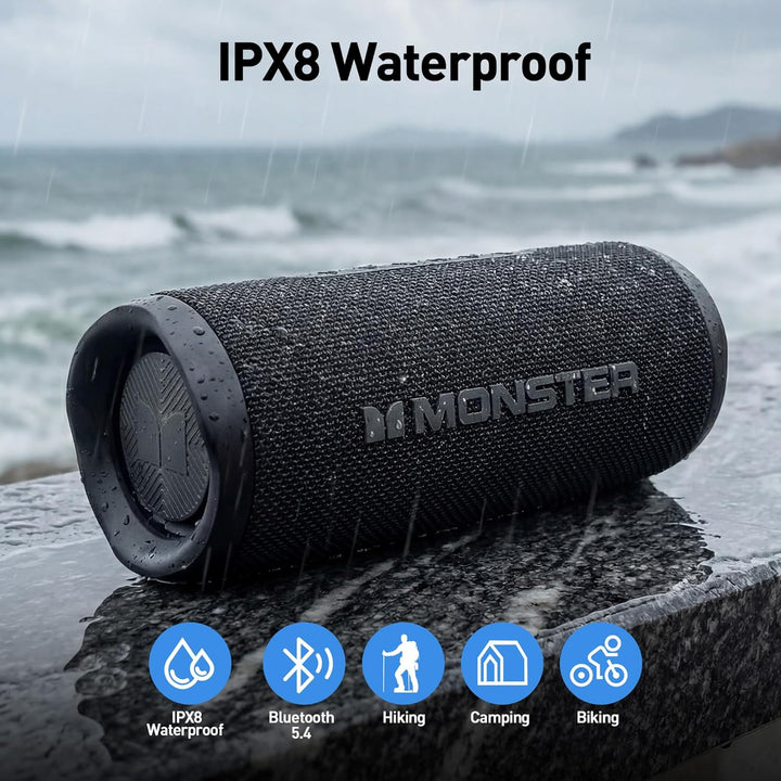 Monster Altavoz Bluetooth, altavoces Bluetooth portátiles inalámbri...