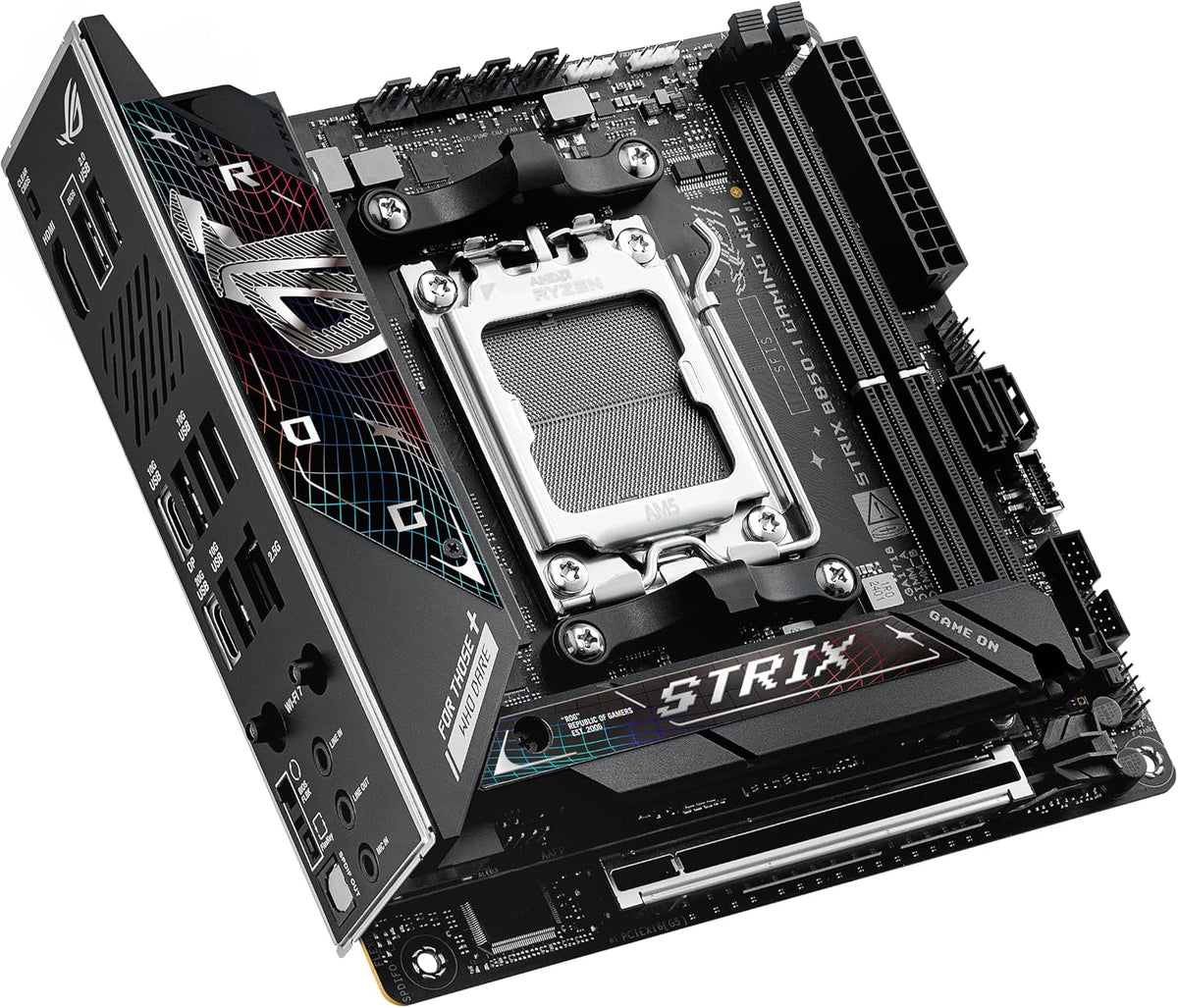ASUS ROG Strix B850-I Gaming WiFi AMD AM5 B850 Mini-ITX mITX Placa...