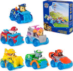 PAW Patrol Pup Squad Racers, paquete de 6 vehículos de PAW Patrol con Chase, Marshall, Skye, Rubble, Rocky y Zuma, juguetes para niños y niñas a partir de 3 años