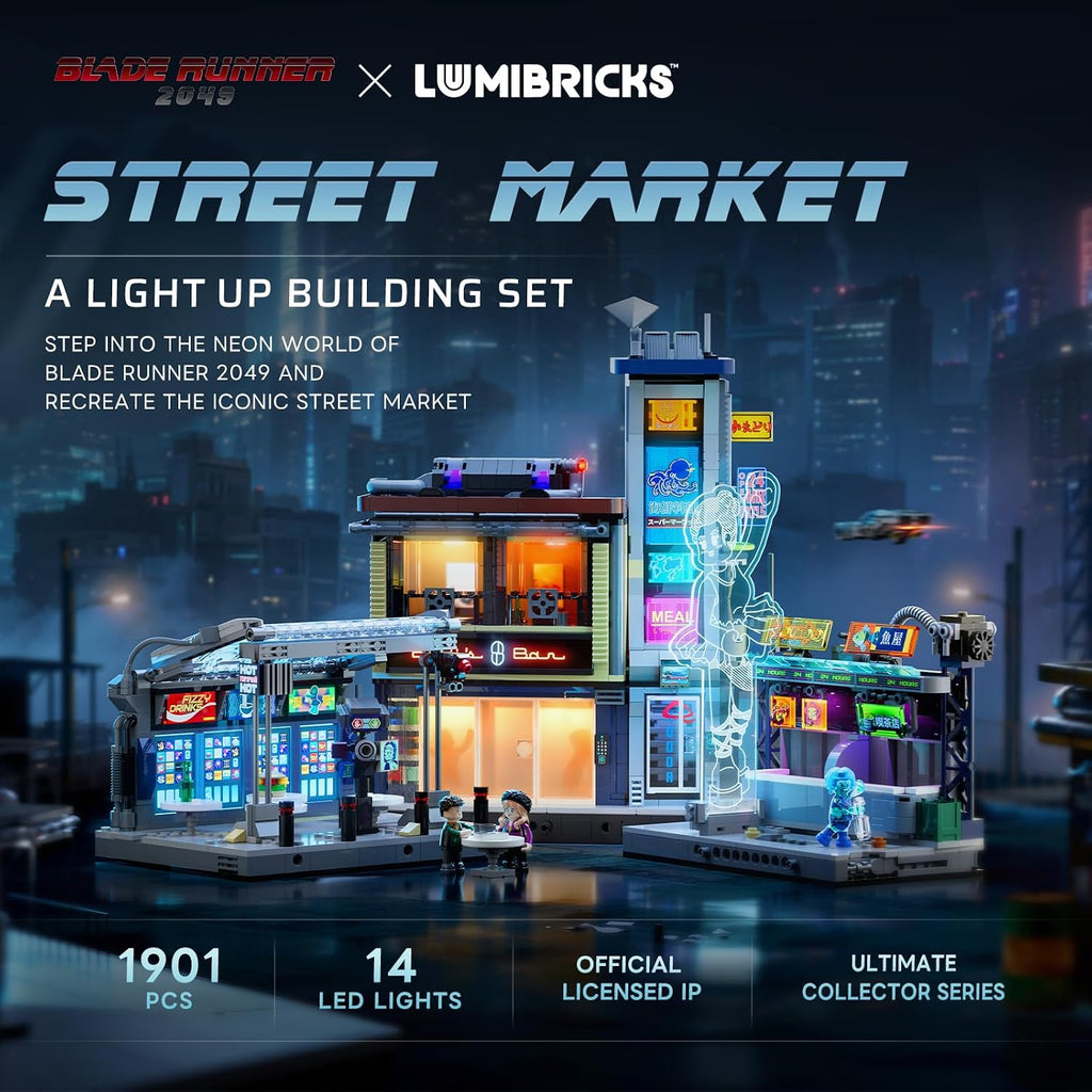 Lumibricks Blade Runner 2049 Street Market Lighting - Juego de construcción