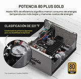 Corsair RM550x Fuente de alimentación ATX completamente modular - 8...