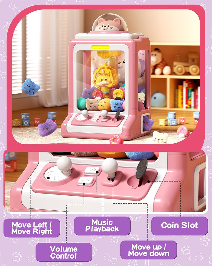 Máquina de garras para niños, mini máquina expendedora con monedas...