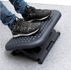 Lámpara Mind Reader Reposapiés, debajo del escritorio en el trabajo, ergonómico, altura ajustable, oficina, plástico, 17" de largo x 13" de ancho x 6.25" de alto, negro