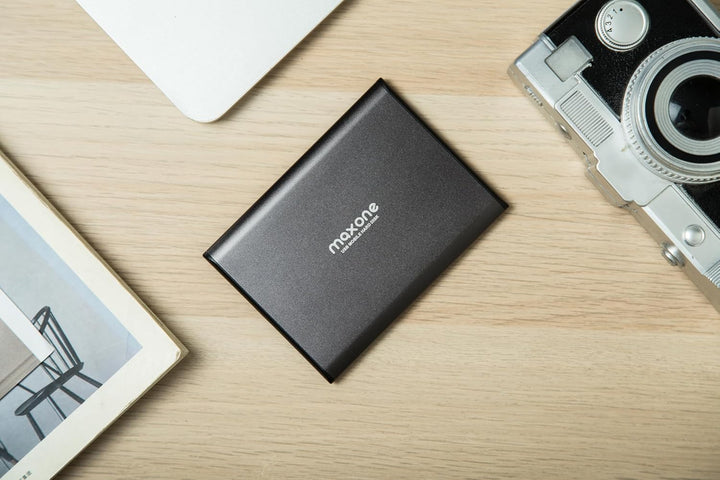 Maxone Disco duro externo portátil ultradelgado de 1 TB HDD USB 3.0...