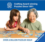 Ravensburger - Church Lane - Rompecabezas de 1000 piezas - Encantadora iglesia de pueblo inglés - Imágenes brillantes y pacíficas - Enmarcable - Calidad premium - Rompecabezas para adultos