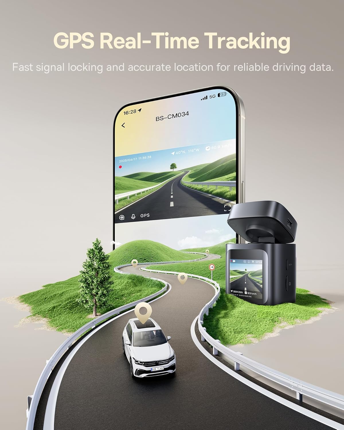 Baseus VD1 Pro Cámara solar para tablero frontal y trasera, cámara de tablero 4K+1080P para automóviles, modo de estacionamiento alimentado por batería, visión nocturna Starvis