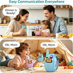 Qniglo Walkie Talkies para niños, 3 millas de largo alcance