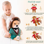 Chopin - Oso de peluche interactivo que reproduce 40 minutos de música clásica, educativo y relajante para bebés y niños pequeños, ideal