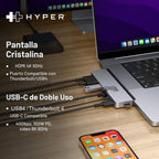 Hyper, HD575-SIL, hub USB 4