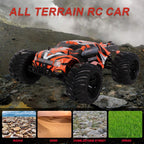 JLBRACINGRC Coche de control remoto a escala 1:10, camión RC RTR de alta velocidad de 80+KM/H, autos eléctricos controlados por radio de 2.4 GHZ, camión monstruo todoterreno 4WD 4x4, coche RC sin