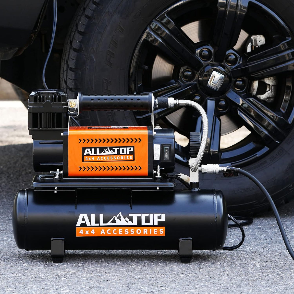 ALL-TOP Compresor de Aire con Kit de Tanque de 6L, Inflador Portáti...