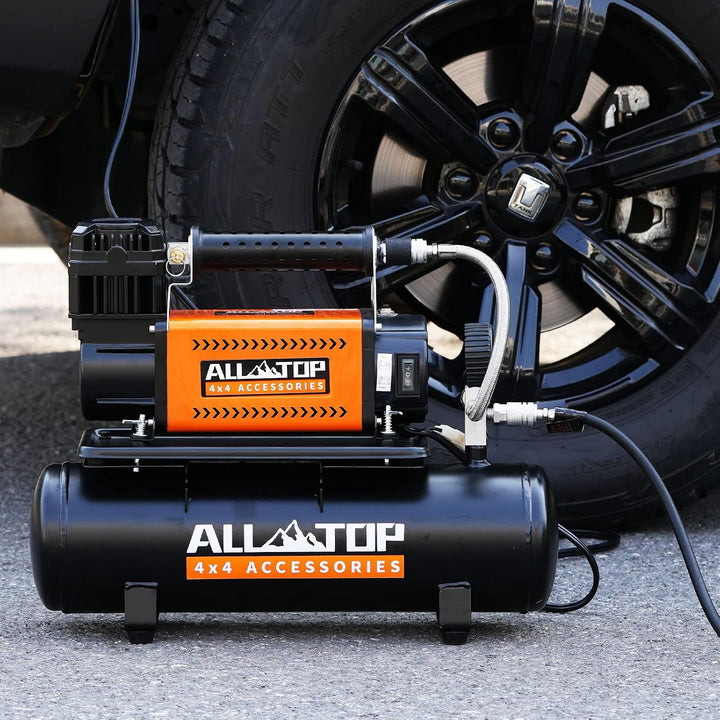 ALL-TOP Compresor de Aire con Kit de Tanque de 6L, Inflador Portáti...