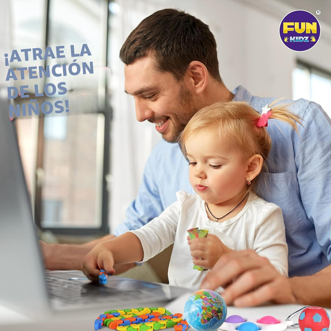 Paquete de Juguetes de Caja Antiestrés para Niños de 3 a 12 años, J...