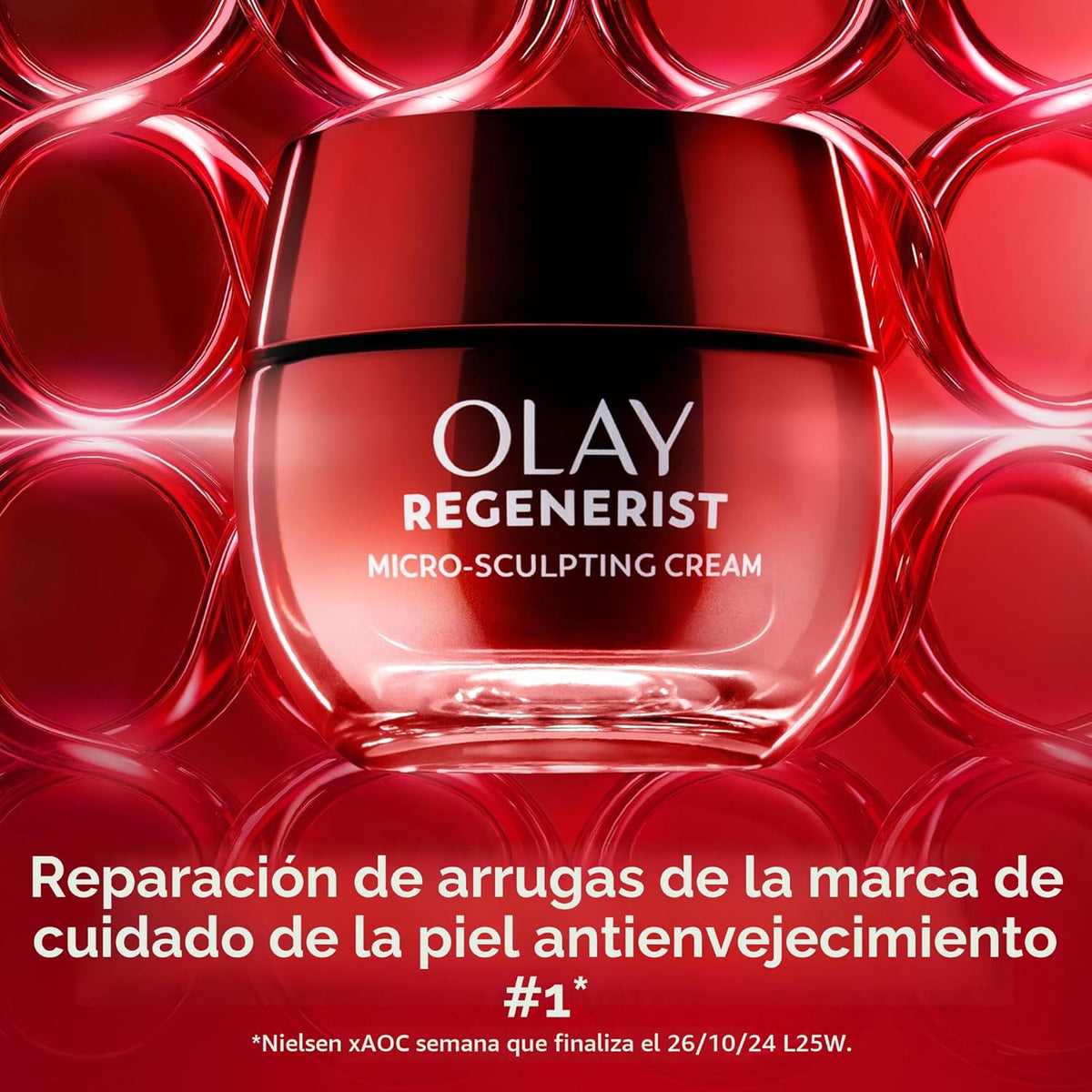 Crema facial hidratante Olay Regenerist Micro-Sculpting, paquete de...
