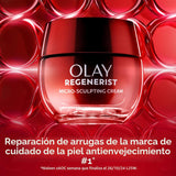 Crema facial hidratante Olay Regenerist Micro-Sculpting, paquete de...