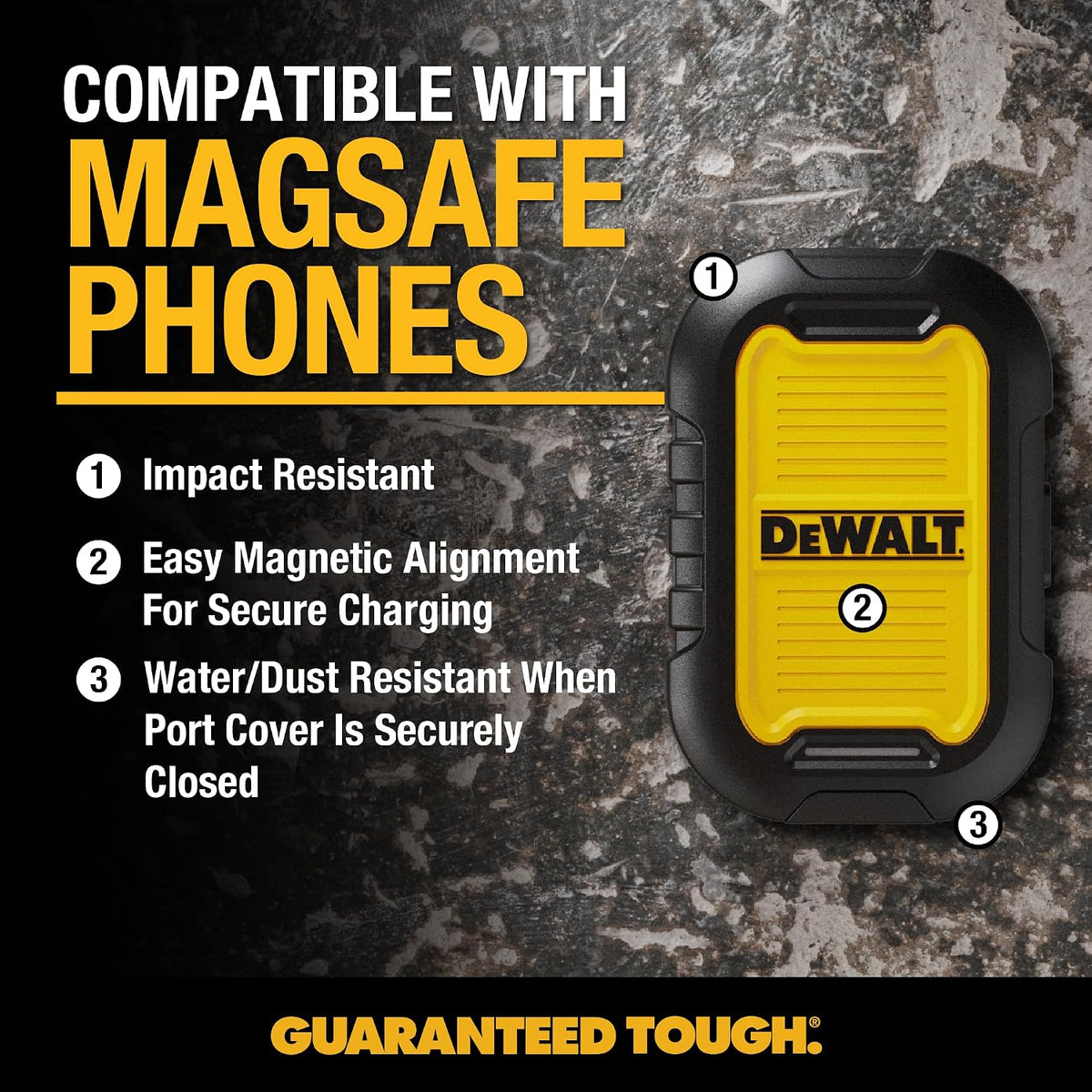 DEWALT Banco de energía magnético de servicio pesado de 5,000mAh, c...