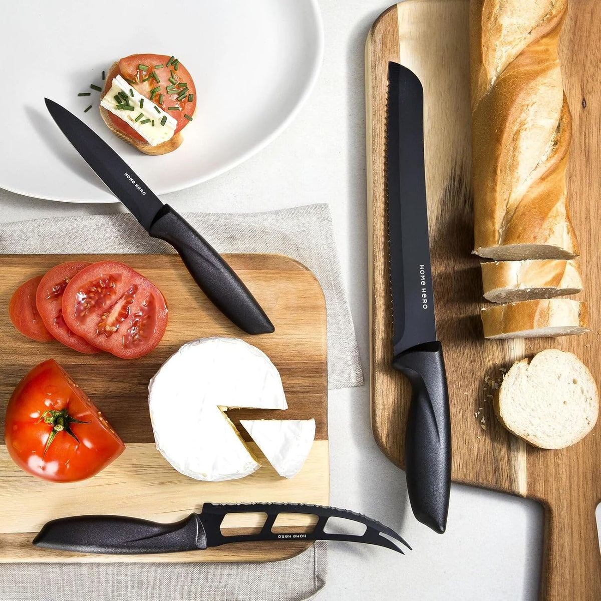 Home Hero Juego de cuchillos de cocina de 16 piezas - Juego de cuchillos