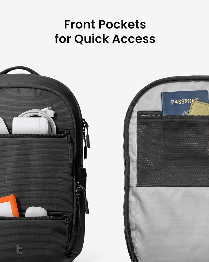 tomtoc Mochila para laptop de 16 pulgadas, mochila ligera de 22 L,...