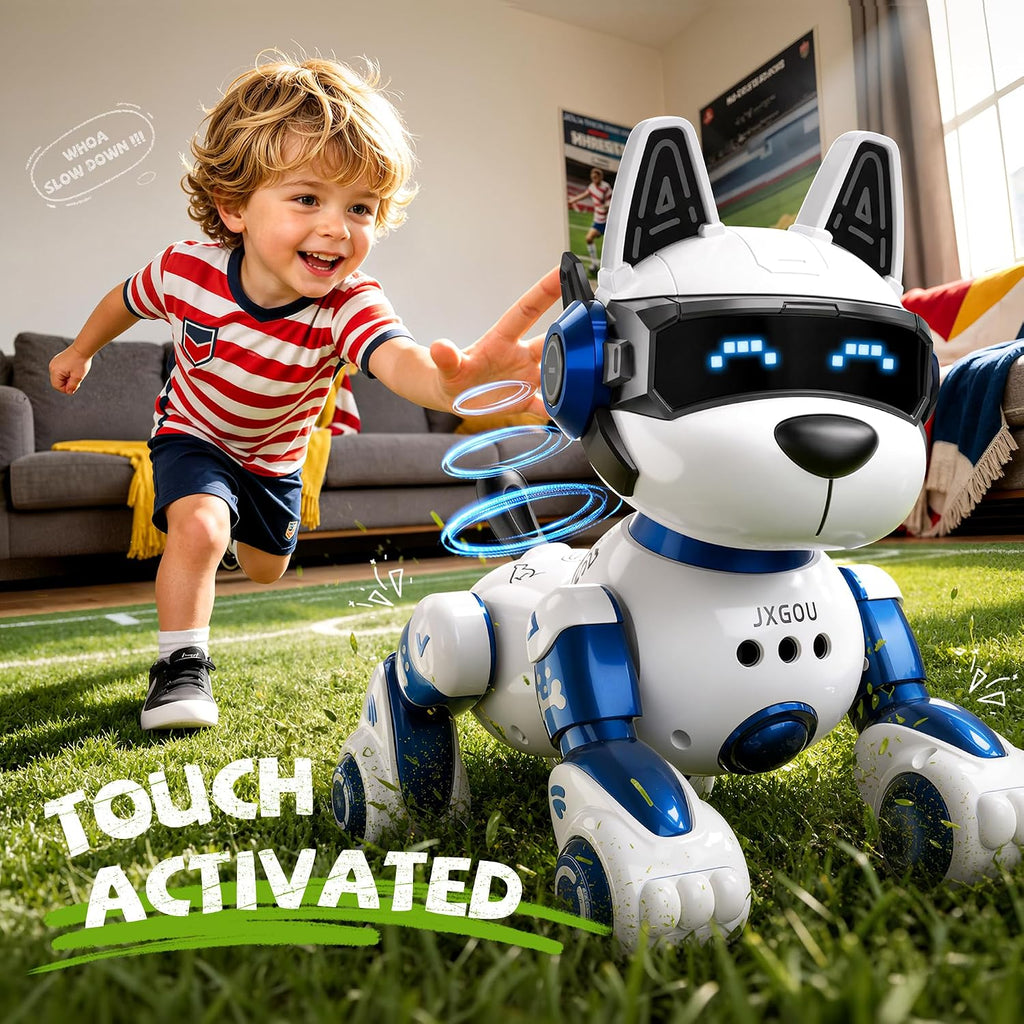 Perro robot inteligente, 2.4GHz control remoto robot perro juguetes para