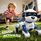 Perro robot inteligente, 2.4GHz control remoto robot perro juguetes para