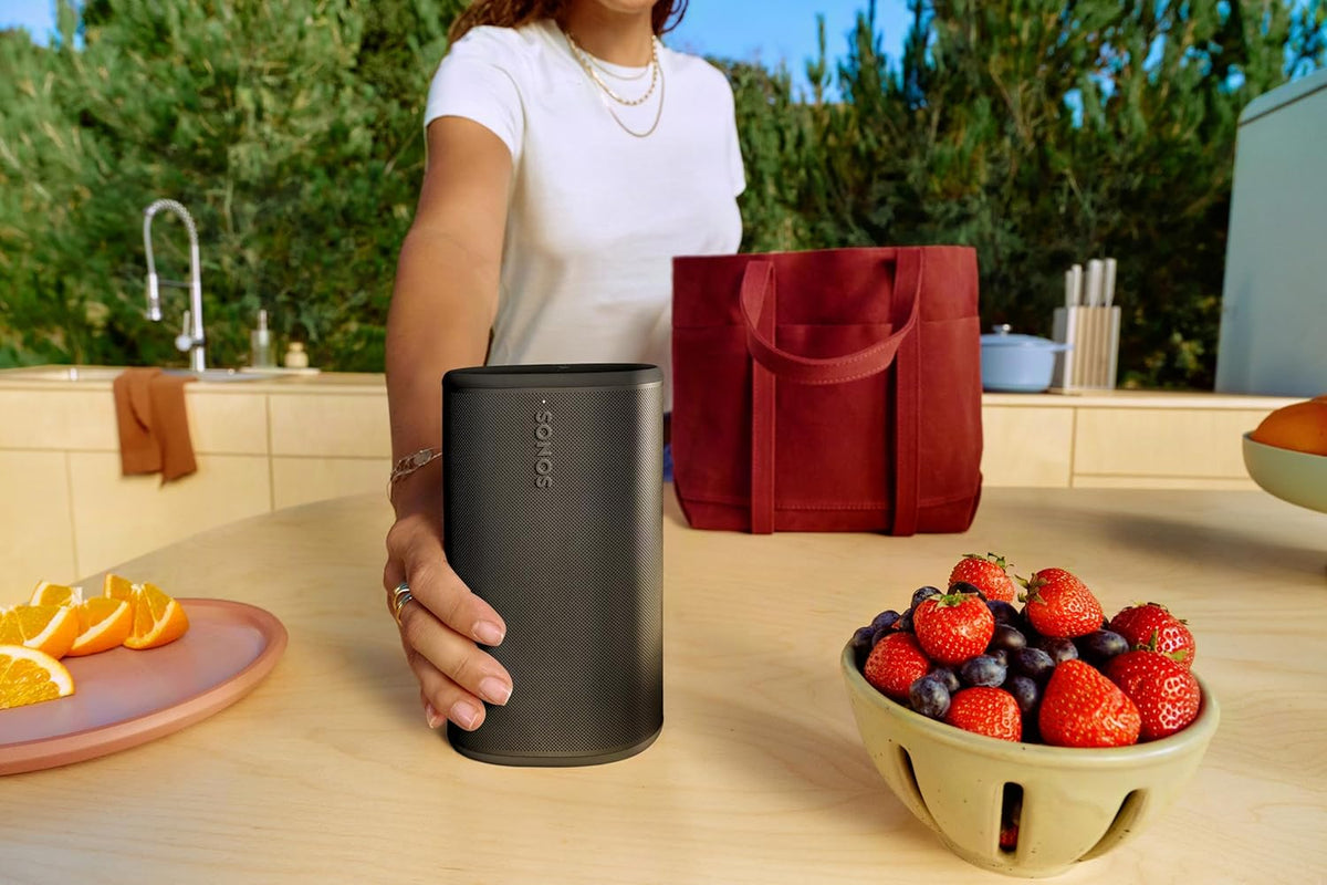 Sonos Play - Altavoz Bluetooth portátil con WiFi, Alexa, batería de...