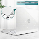 MEEgoodo Funda con purpurina para MacBook Neo de 13 pulgadas versió...