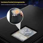 ProCase Archivador Top Loader de 4 Bolsillos, Capacidad para 144 Cartas en Toploaders - Negro