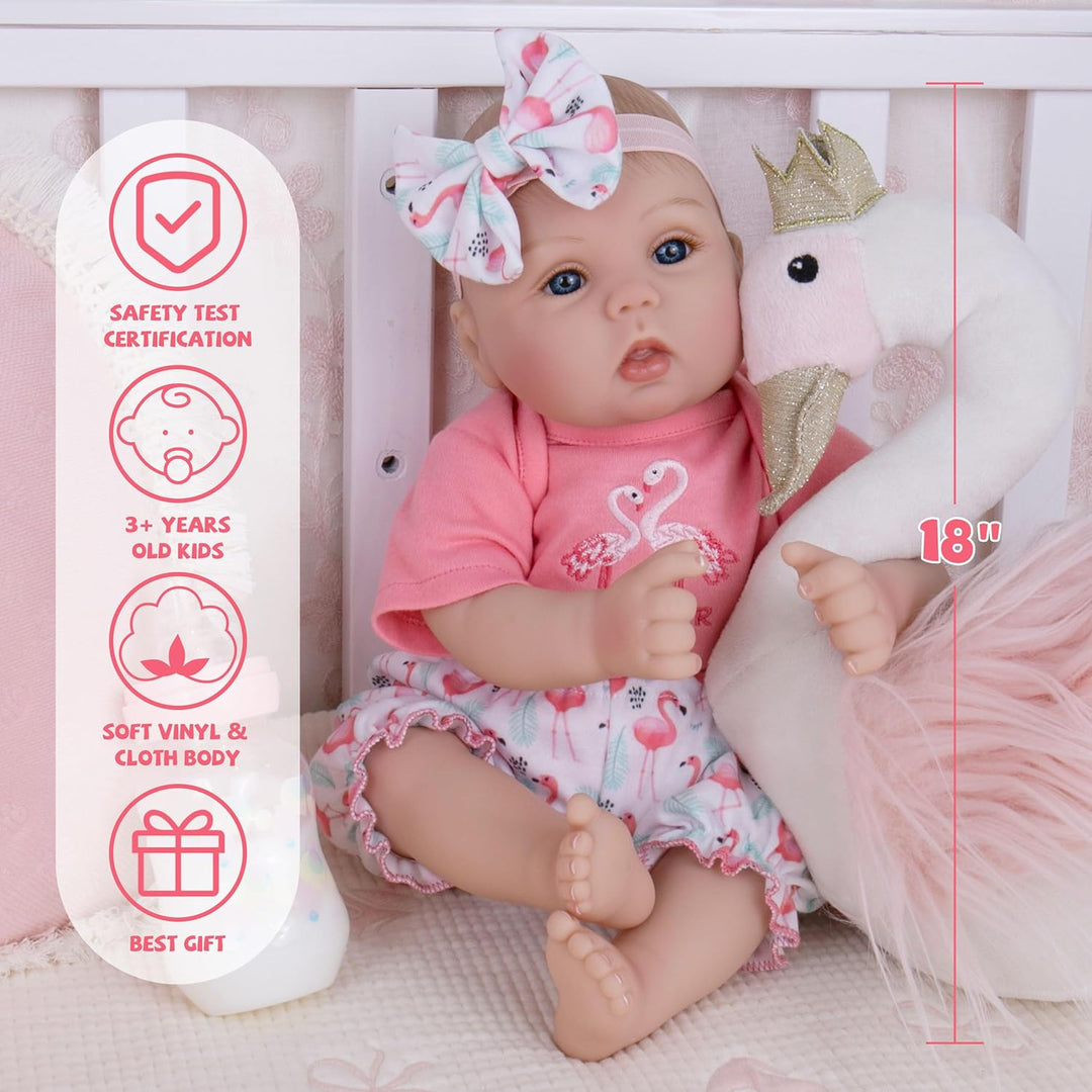 Milidool Muñecas Realistas de Bebé Reborn Niña - Muñecas de Bebé Re...