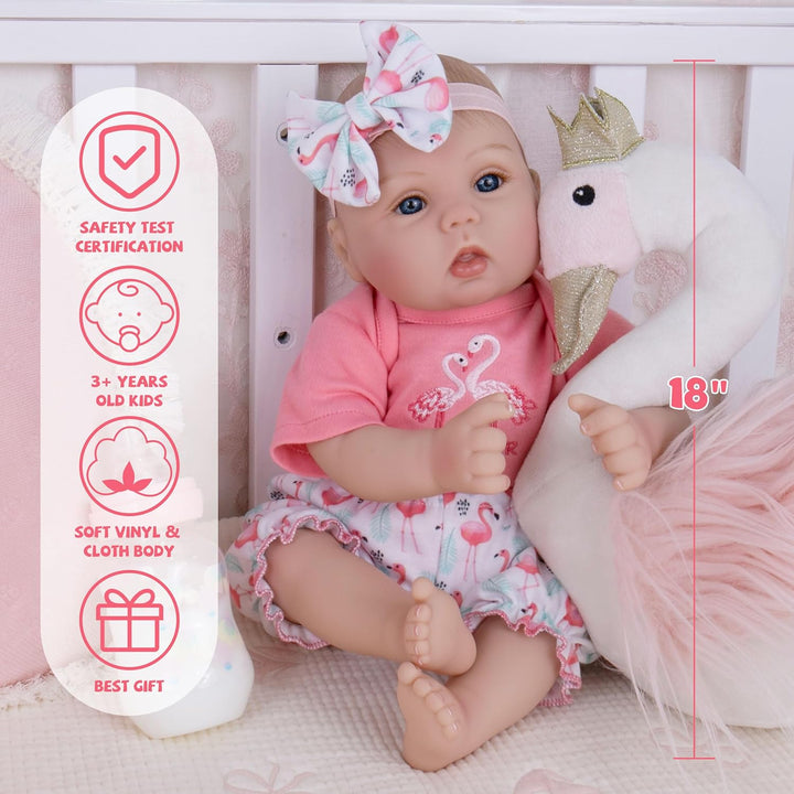 Milidool Muñecas Realistas de Bebé Reborn Niña - Muñecas de Bebé Re...