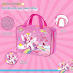 DreamyCandy - Kit de dibujo de unicornio de 73 piezas para niños de 4 a 8