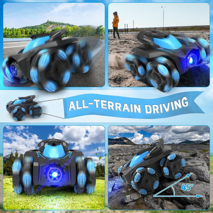 Eulogia Auto de acrobacias RC para niños de 5 a 12 alta