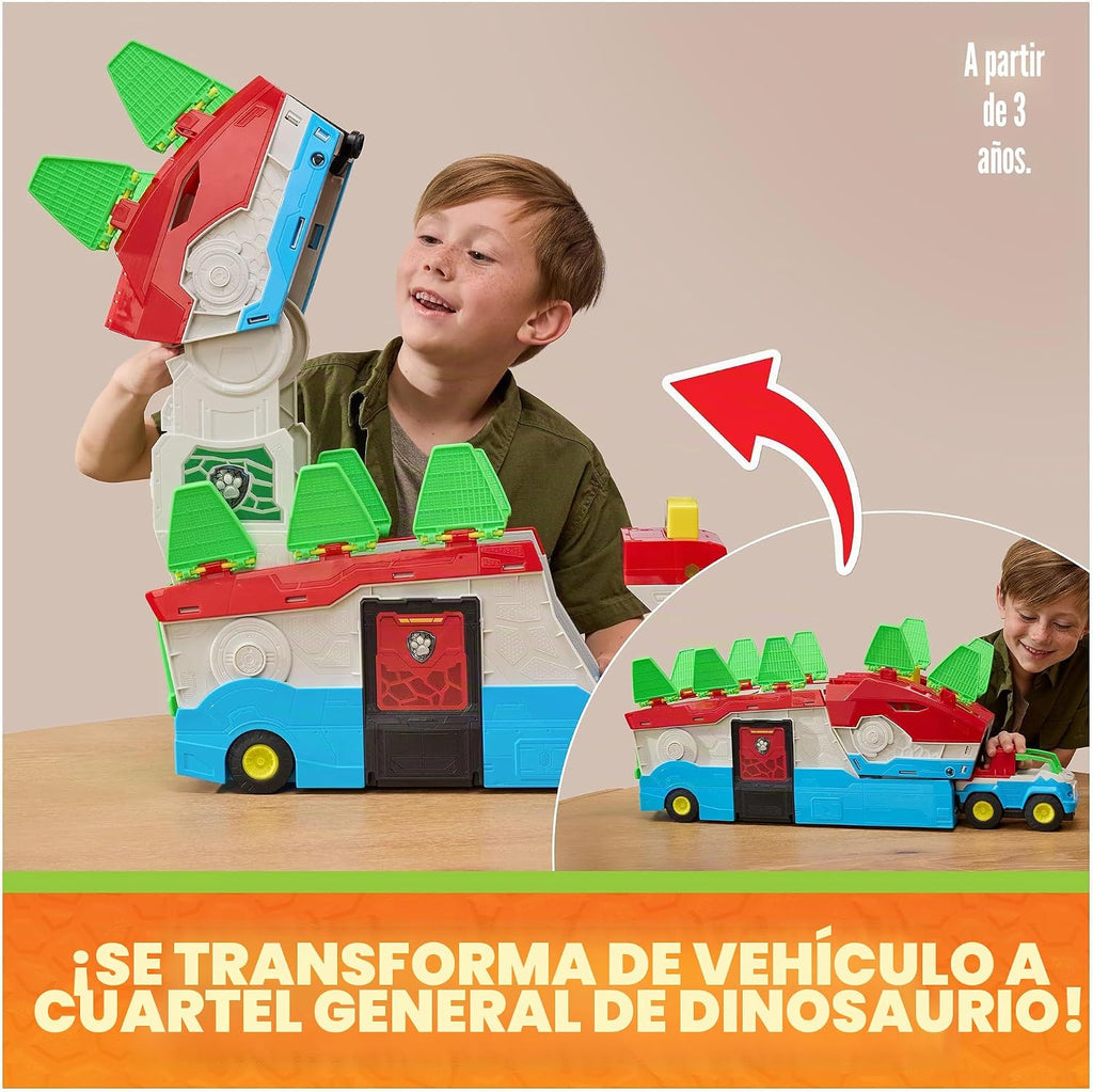 PAW Patrol: Dino Movie, Dino Mobile Headquarters, 2-en-1 Playset