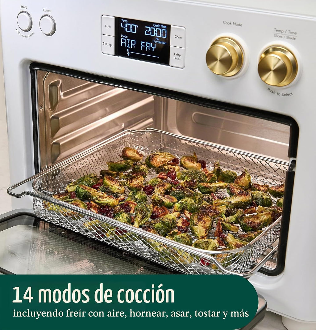 Café Couture - Horno tostador con freidora de aire, 14 modos, WiFi, grande