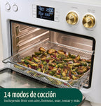 Café Couture - Horno tostador con freidora de aire, 14 modos, WiFi, grande