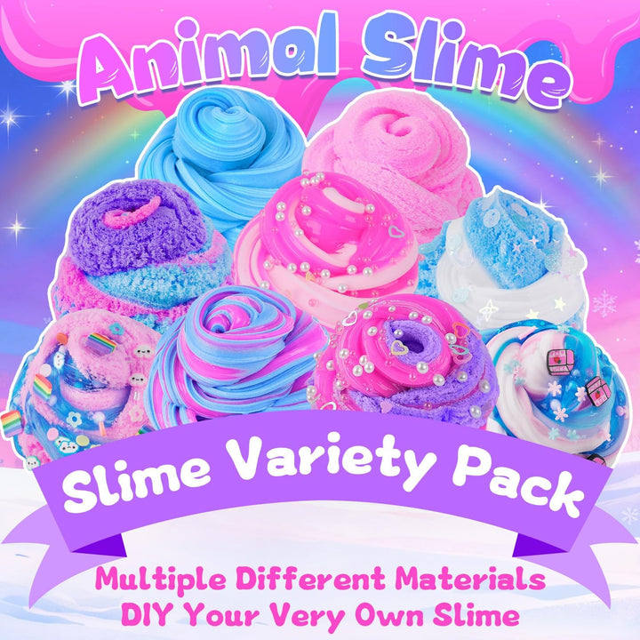 6 Pack de Slimes, Slime para Niños Animal Wonderland, Kit de Slime...