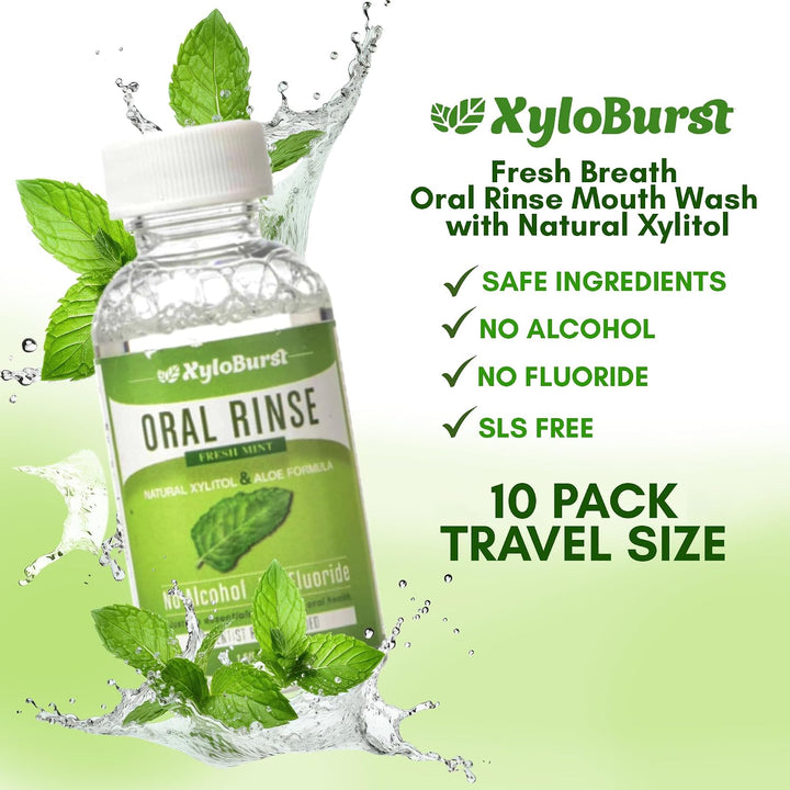 Xyloburst Enjuague bucal de enjuague bucal con xilitol natural, enj...