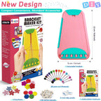 Maynacs Friendship Bracelet Making Kit para Girls 8-12, 28 Pre-Cut Threads