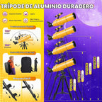 Telescope para Adults & Kids, 80mm Aperture 500mm Refractor