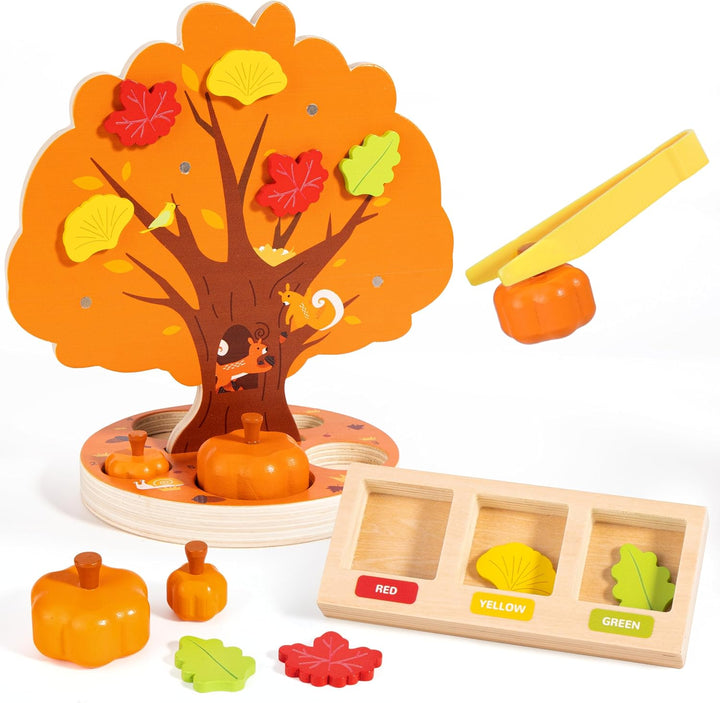 Juguete magnético para recoger calabaza, juguetes Montessori para n...